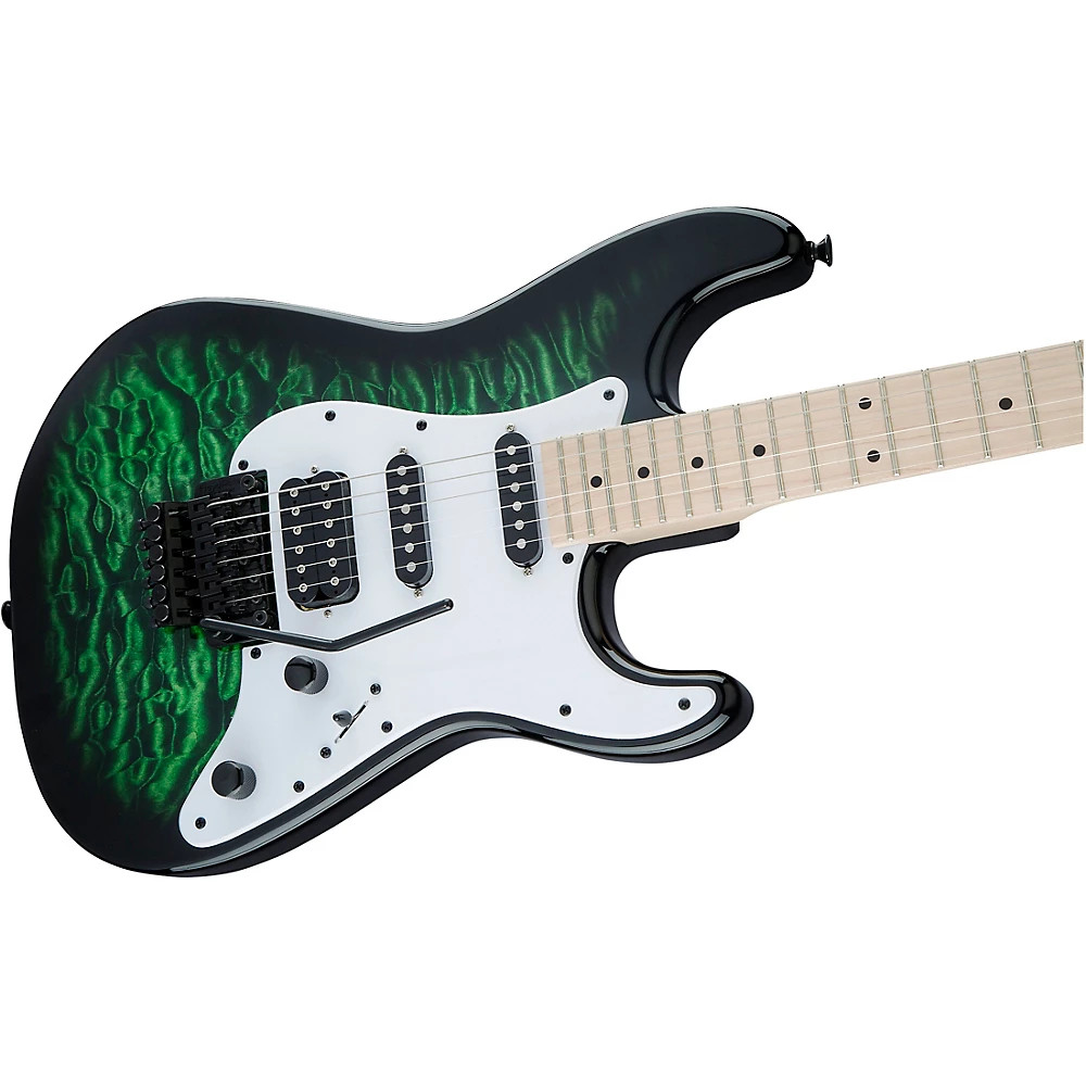 Jackson X Series Signature Adrian Smith SDXQ Electric Guitar Transparent Green