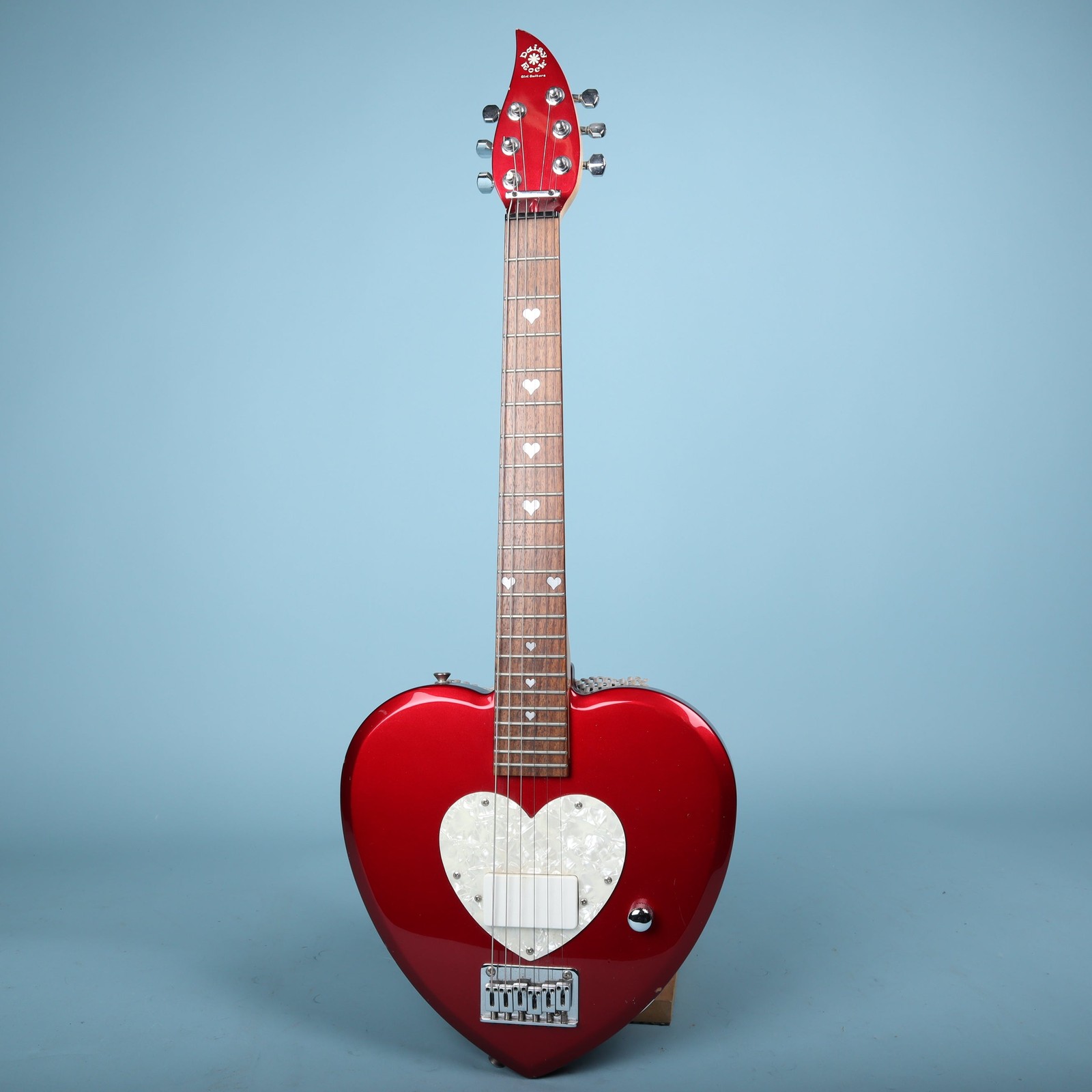 Daisy Rock Heartbreaker Short Scale Red Heart Electric Guitar