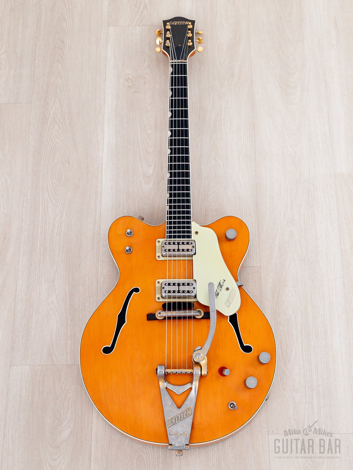 1964 Gretsch 6120 Chet Atkins Nashville Vintage Guitar Western Orange w/ Case