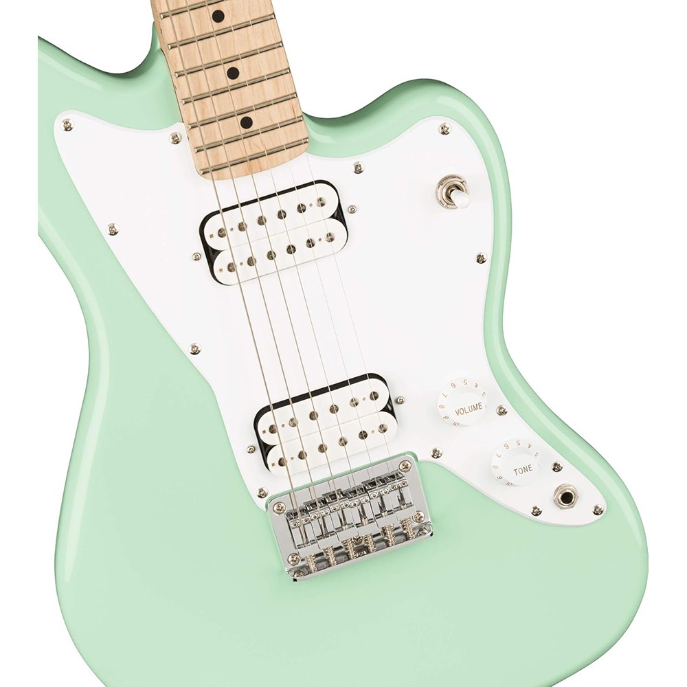 Fender Squier Mini Jazzmaster Electric Guitar, Surf Green, Maple Fingerboard
