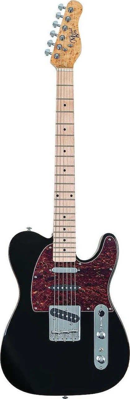Michael Kelly Triple 50 Gloss Black Electric Guitar – Gloss Back Electric Guitar
