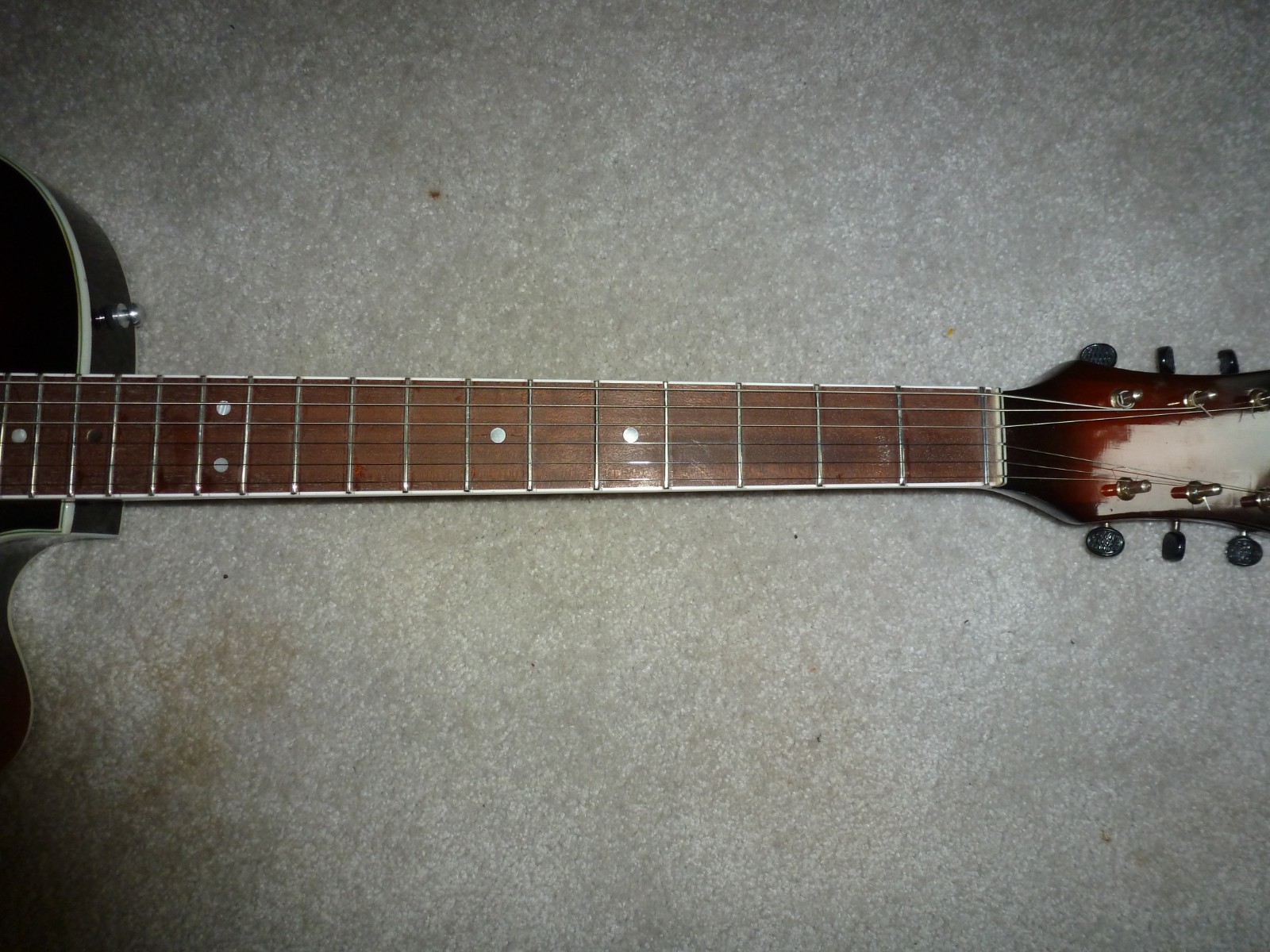 Soviet Ukrainian made hollow body Elec. guitar. PLEASE LOOK