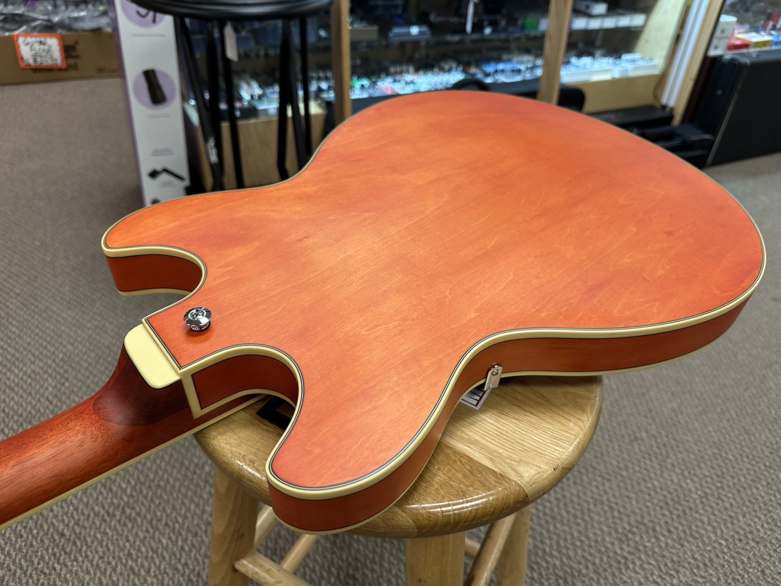Ibanez AS73TTF Artcore Semi-Hollow Electric Guitar – Transparent Tangerine Flat