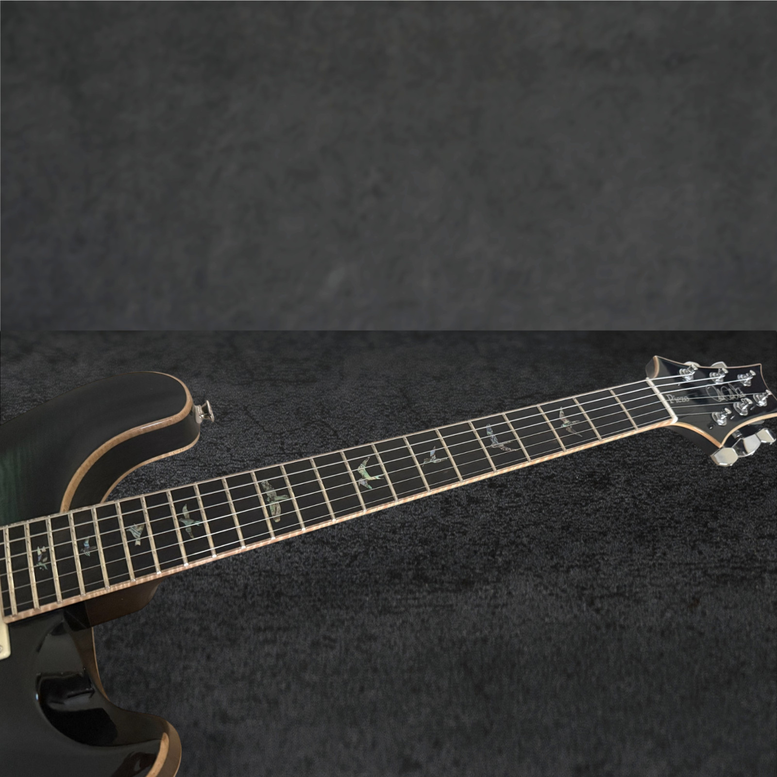 PRS SE Hollowbody II Piezo Electric Guitar – Peacock Blue