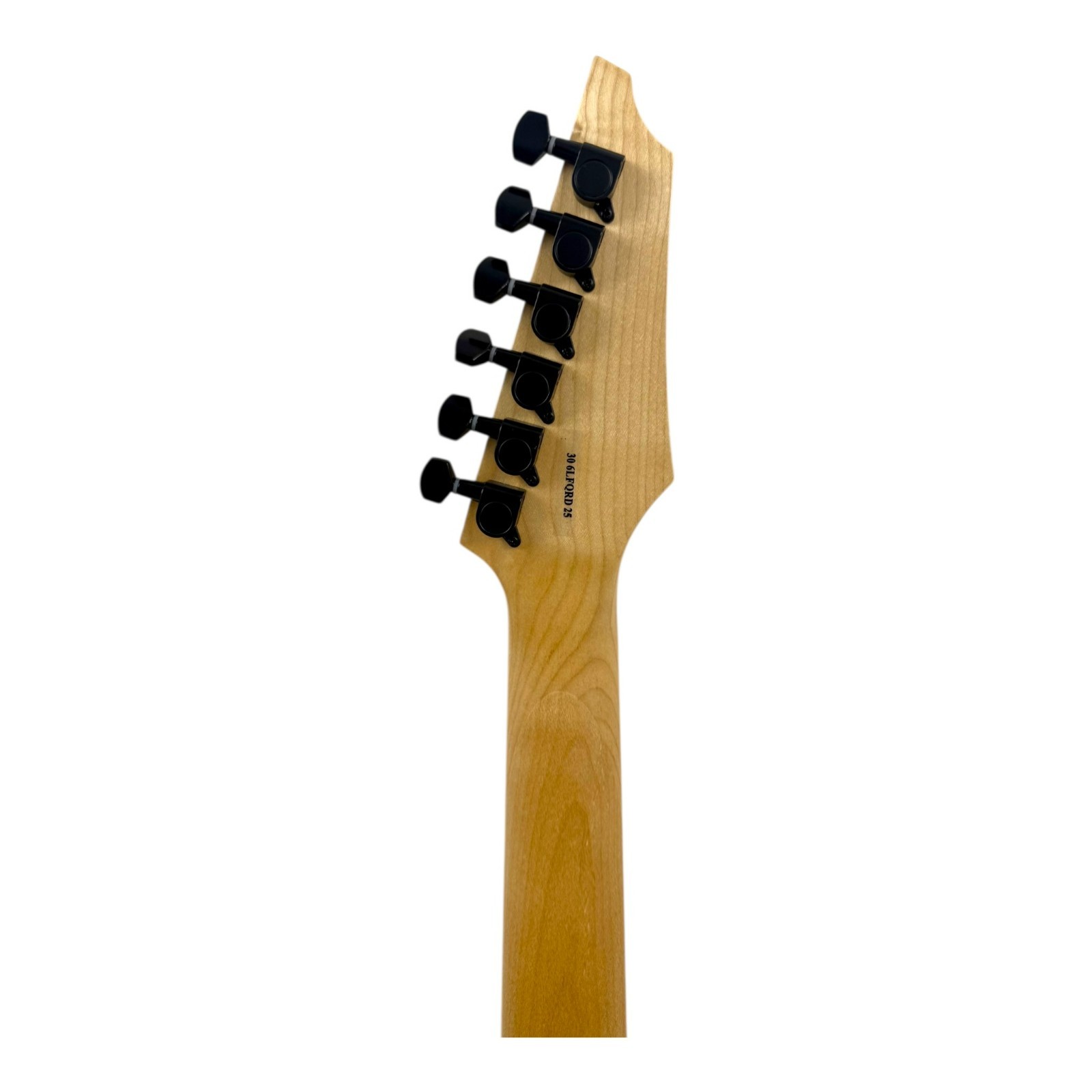 Haze HAX Active Humbuckers 24 Frets Electric Guitar – Dark Cherry Tiger – 6LFQRD