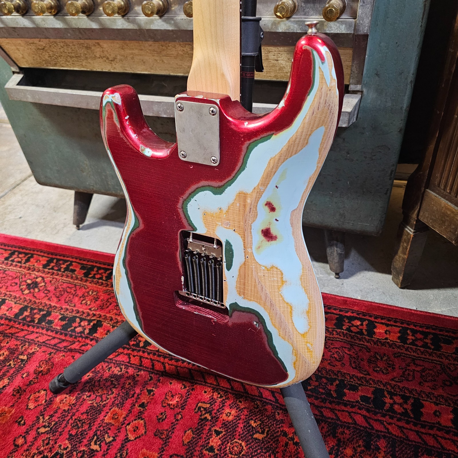 2026 Echopark Echocaster 64′ Candy Apple Red Aged Nitro Finish