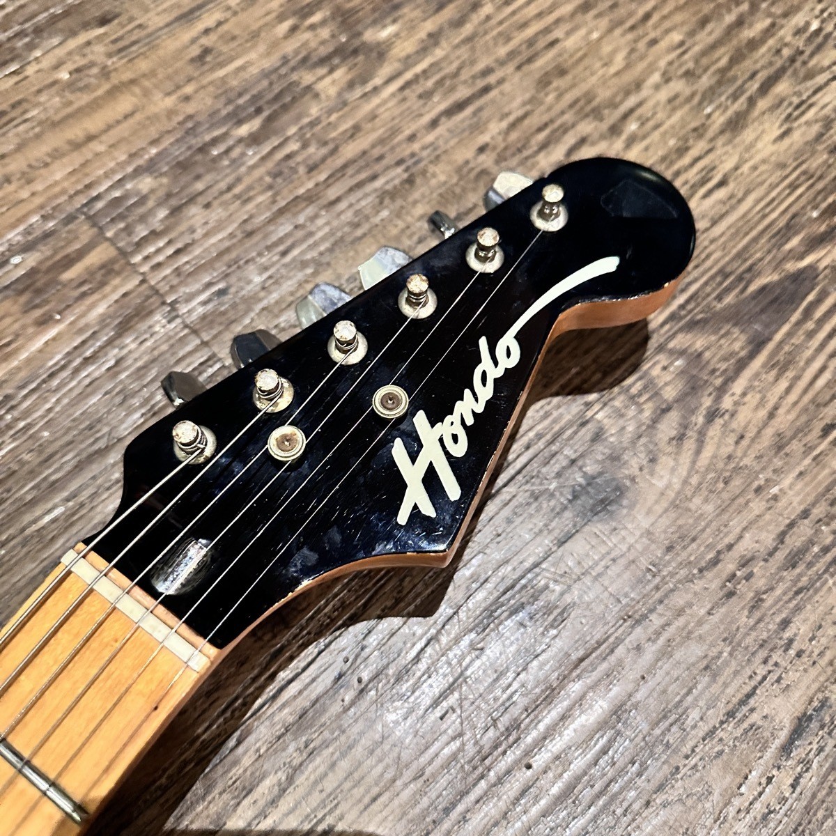 Hondo Stratocaster Electric Guitar, Shabby Distortion, Cleaned, Ready to Play