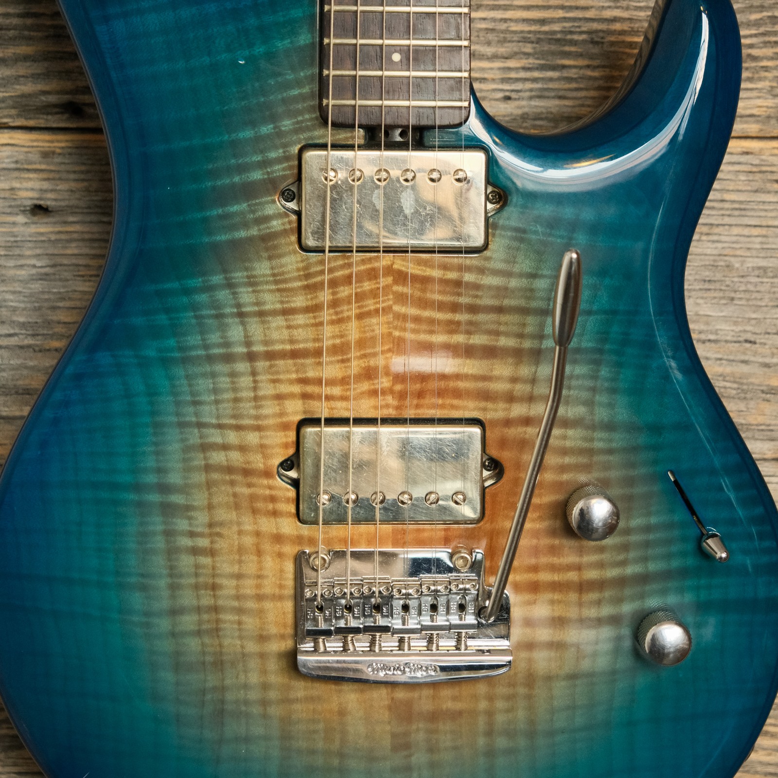 Used Ernie Ball Music Man Luke III HH – Bali Burst w/OHSC