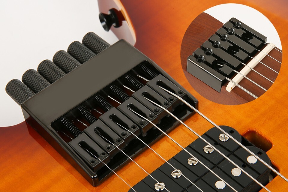 Corona Gravity NT Brown Burst Headless Electric Guitar Jescar Stainless Frets
