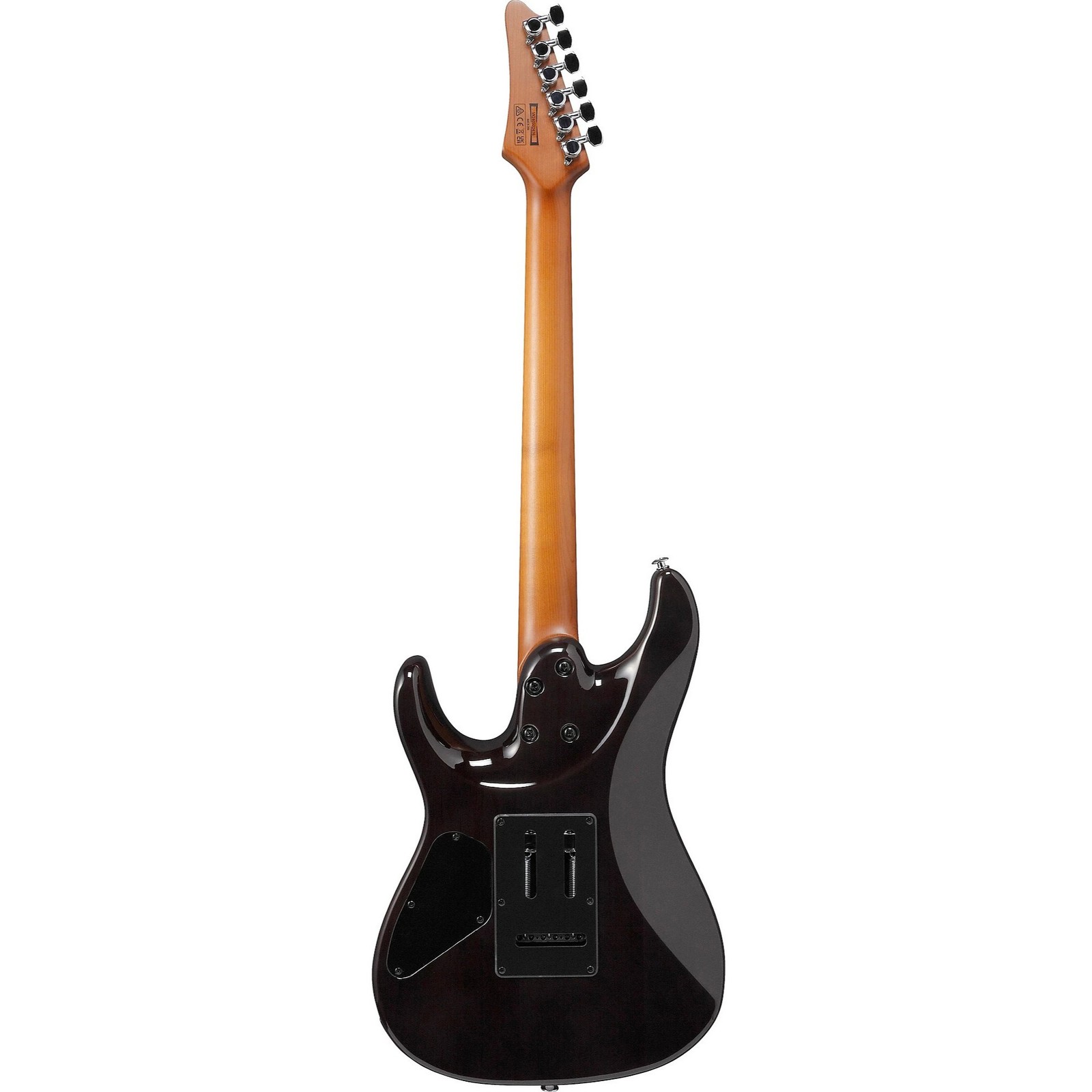 Ibanez AZ24S1F Standard Electric Guitar, Jatoba FB, Transparent Black Sunburst