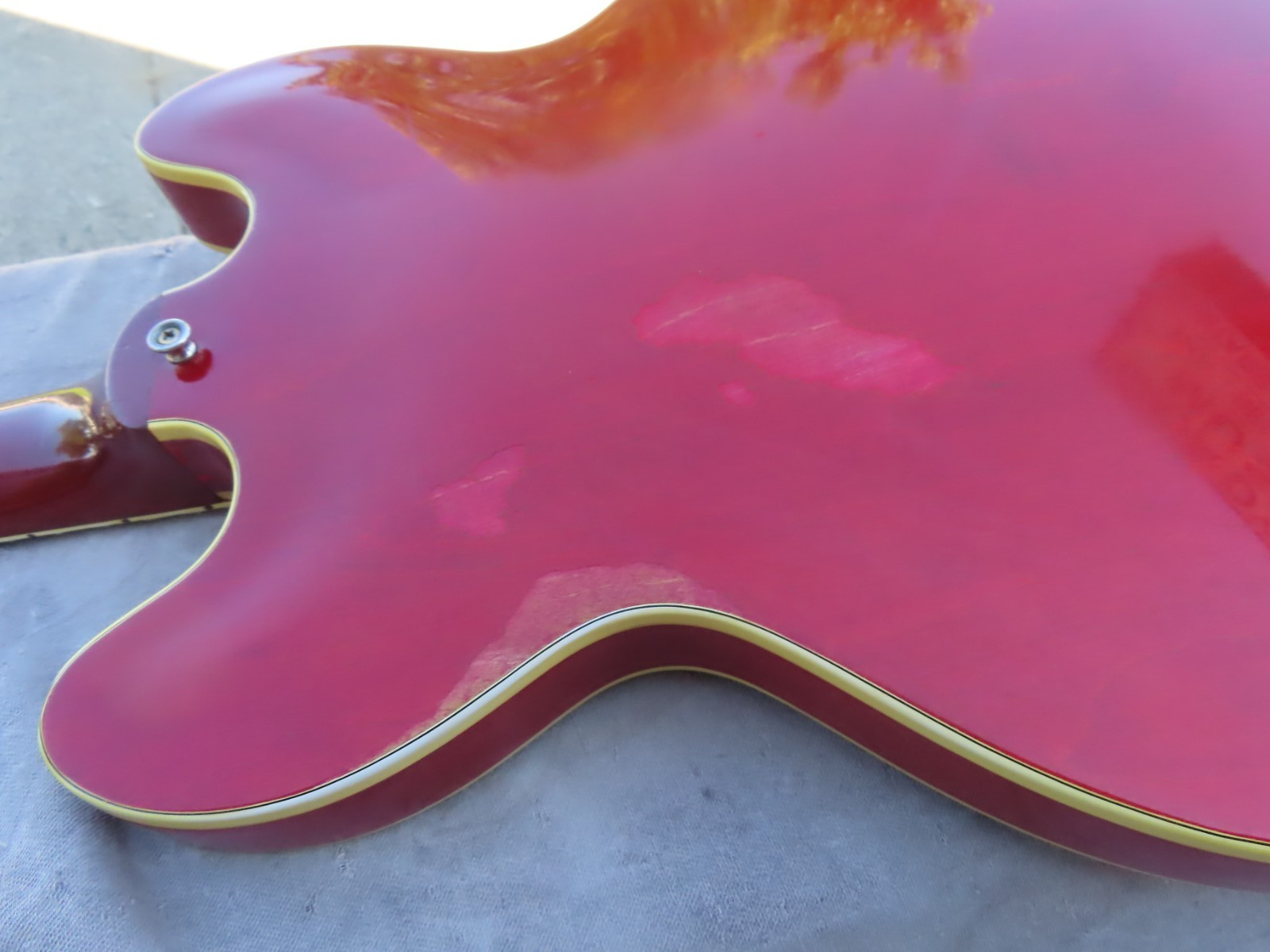 GIBSON 1966 ES-355-TD-SV CHERRY LEFT HANDED BIGSBY 1 OWNER ORIGINAL AMAZING!