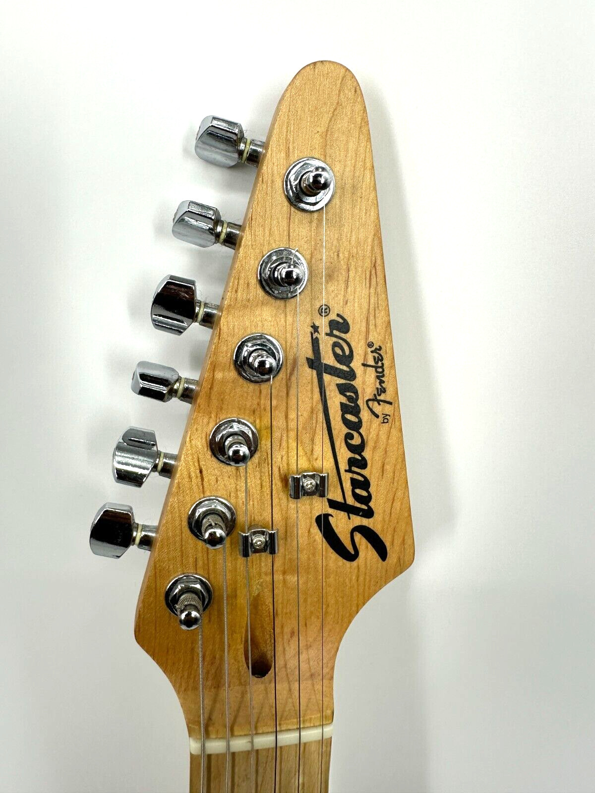 Fender Starcaster Electric Guitar ~ Glossy Metallic Black Cover Case Included