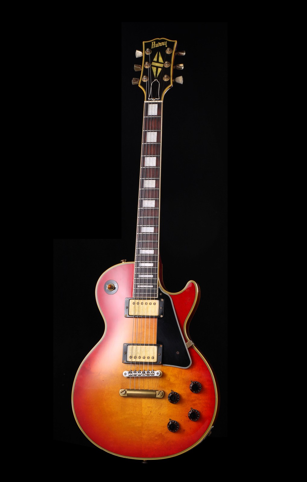 Burny RLC-60 Les Paul Custom MIJ Cherry Sunburst Early 80s