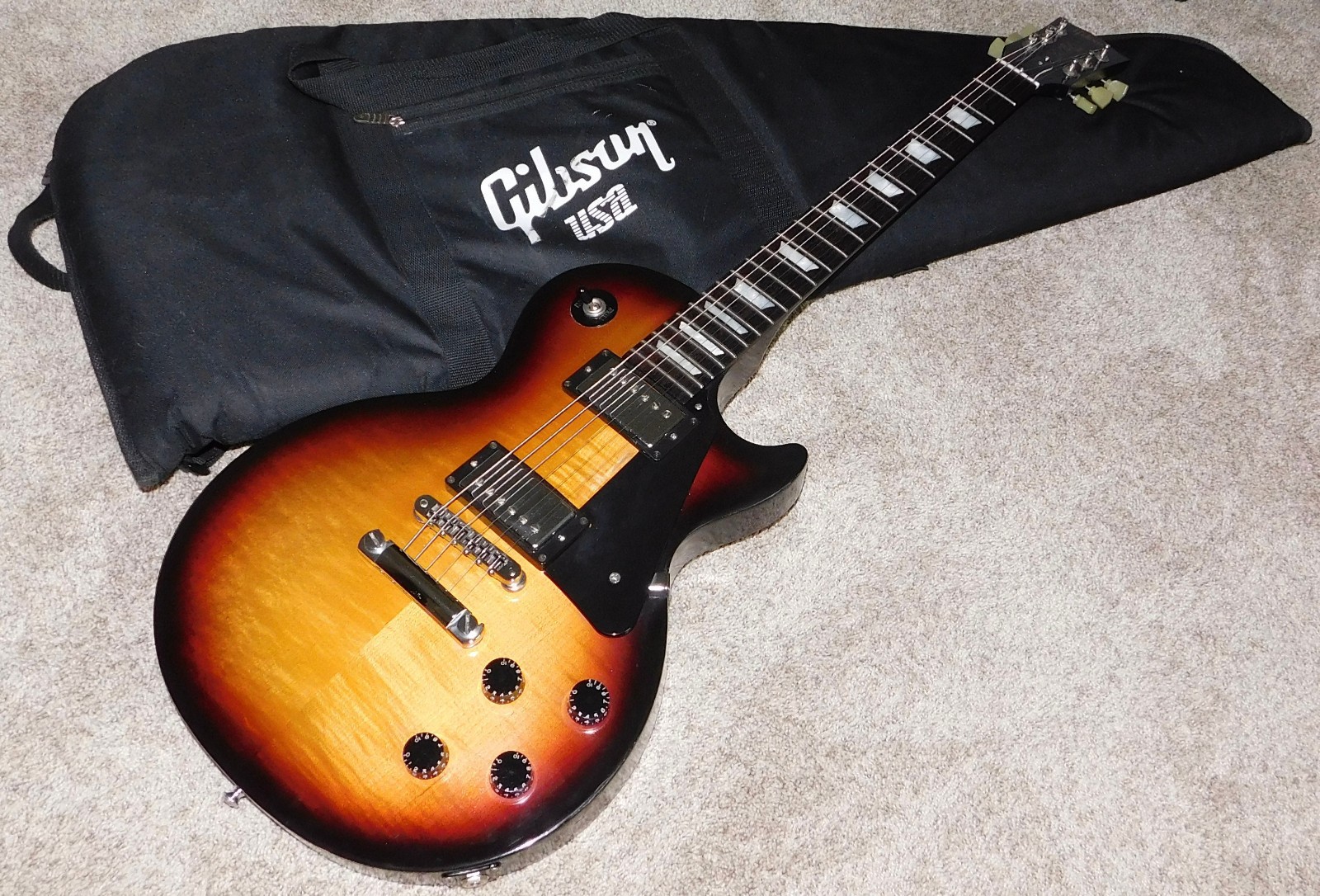 Gibson Les Paul Studio Electric Guitar Fire Burst 2013