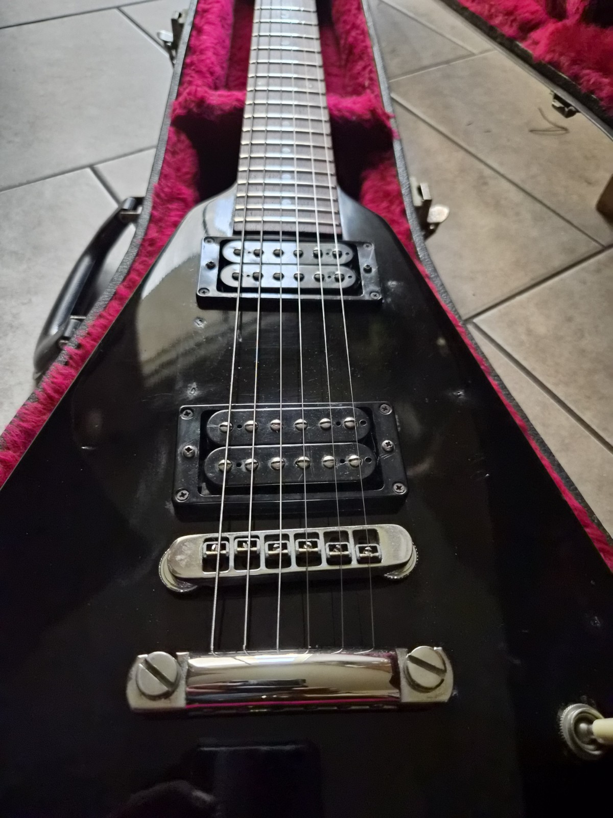 1983 Vintage Gibson Flying V Guitar Black