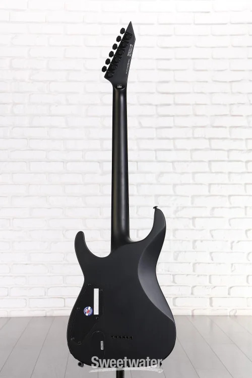 ESP LTD MH-1000 Baritone Electric Guitar – Black Satin