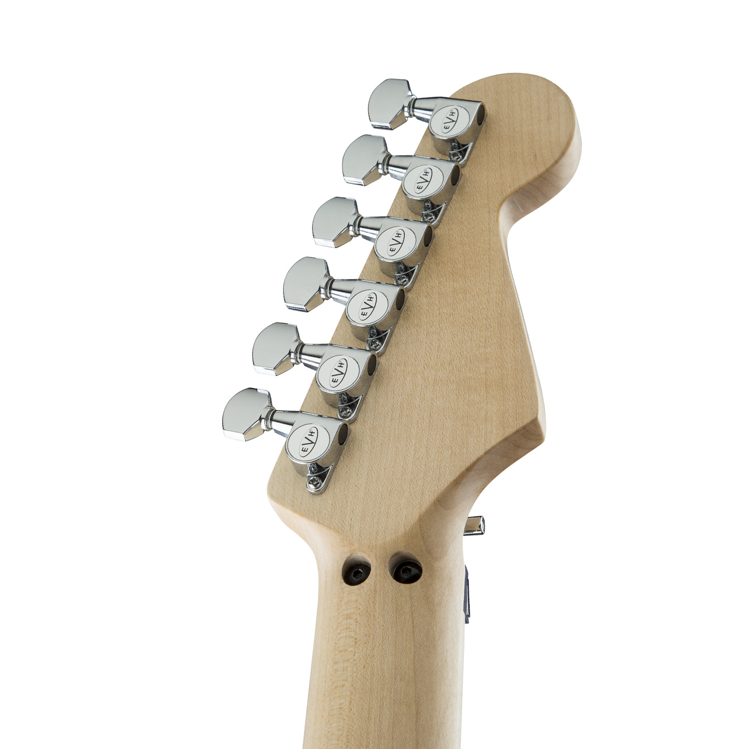 EVH Striped Series Left Handed Maple – Red Black and White Stripes