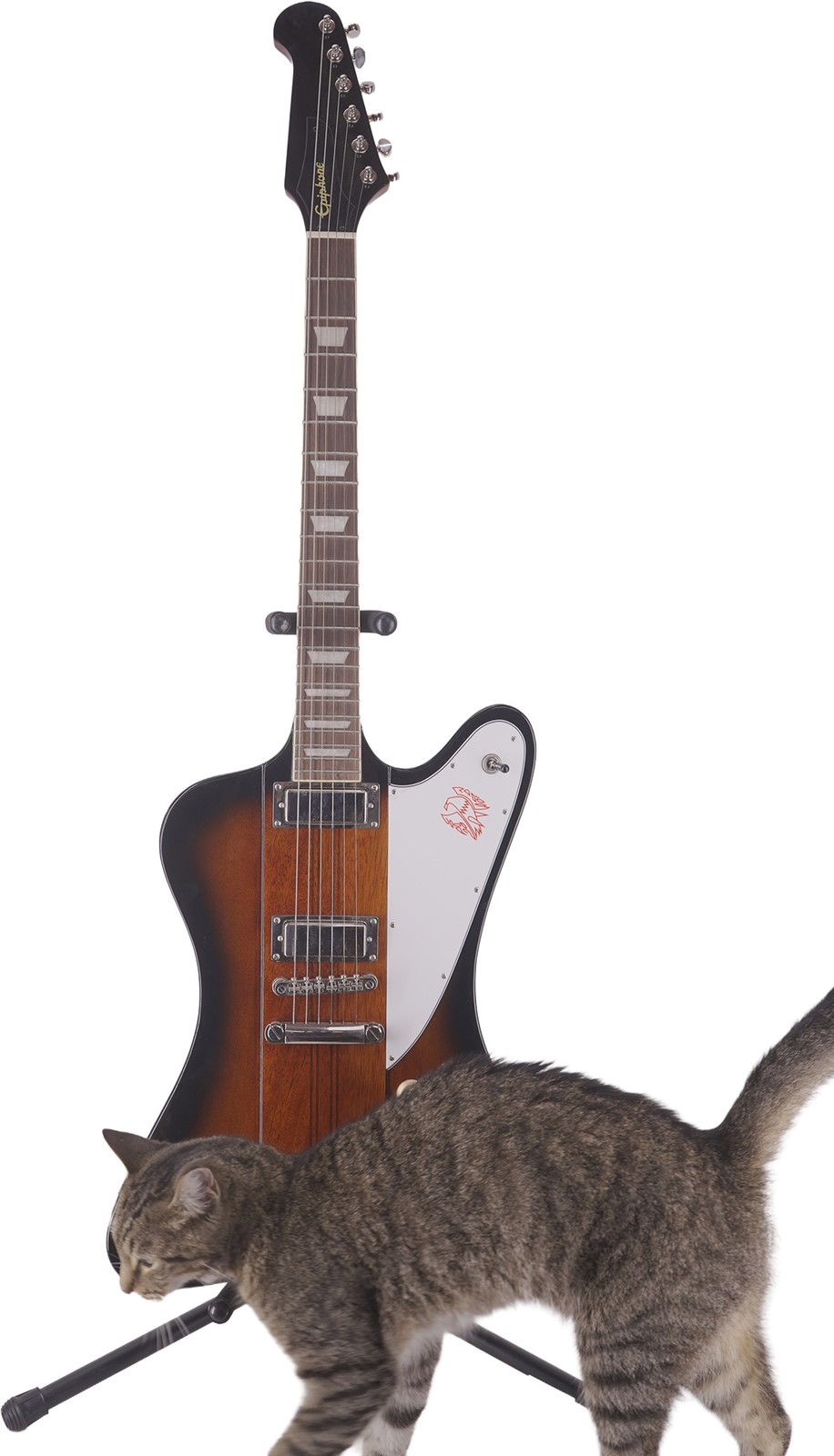 Epiphone Firebird Electric Guitar – Vintage Sunburst – CRACKED NECK