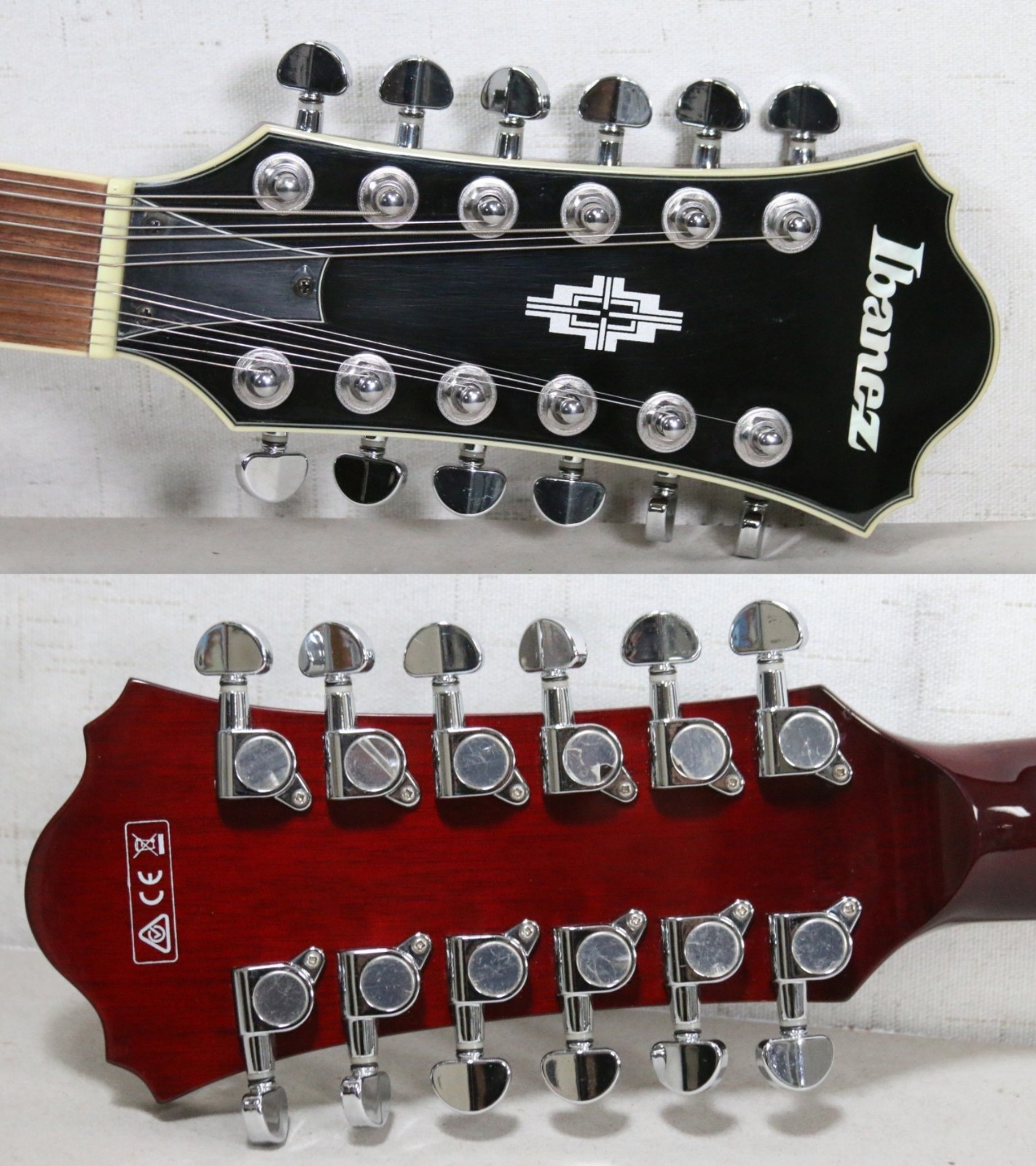Ibanez Artcore AS7312 12-String Hollowbody Guitar Translucent Cherry w/OHSC