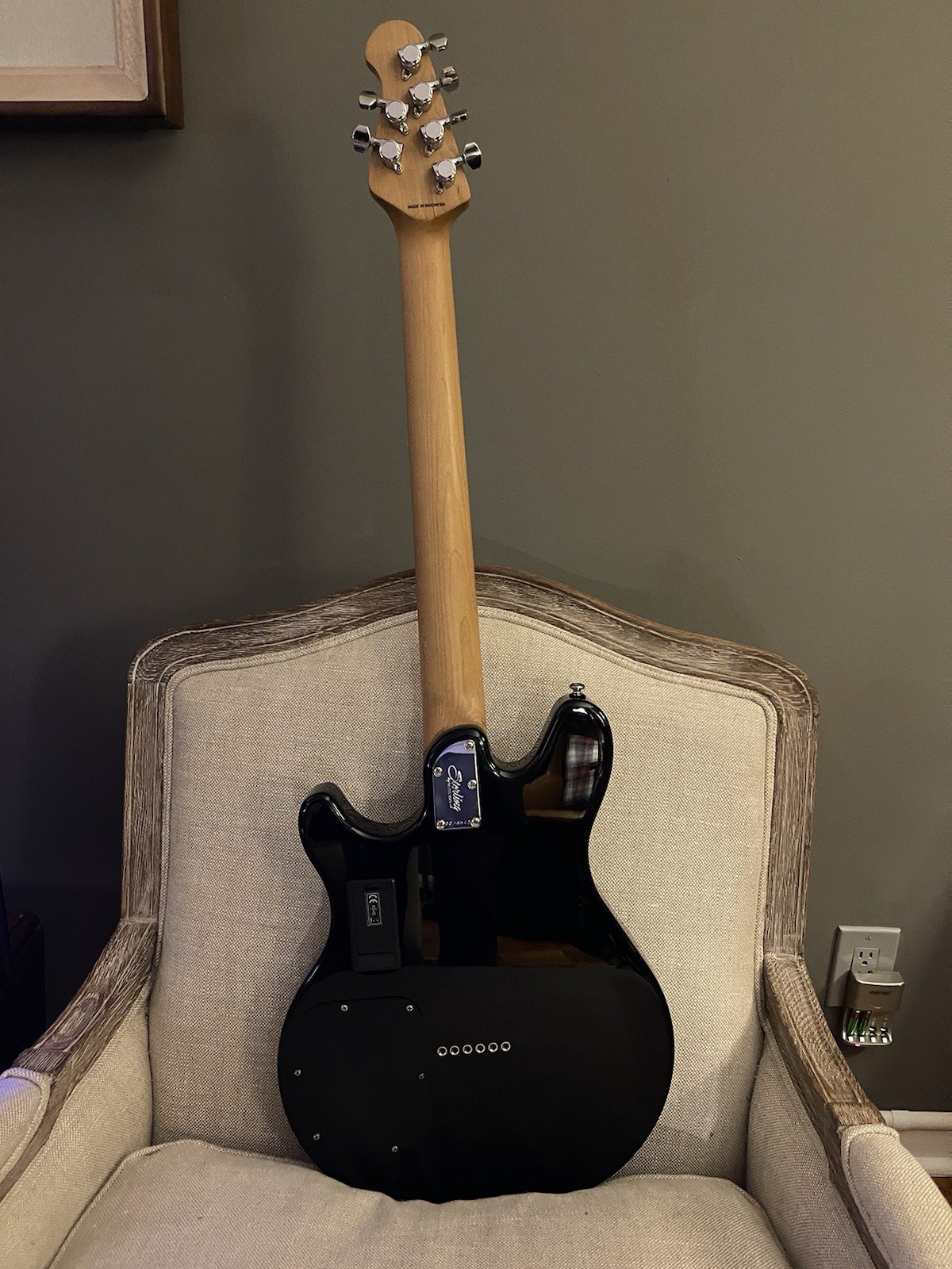 Sterling James Valentine Signature Electric Guitar Black Tortoise