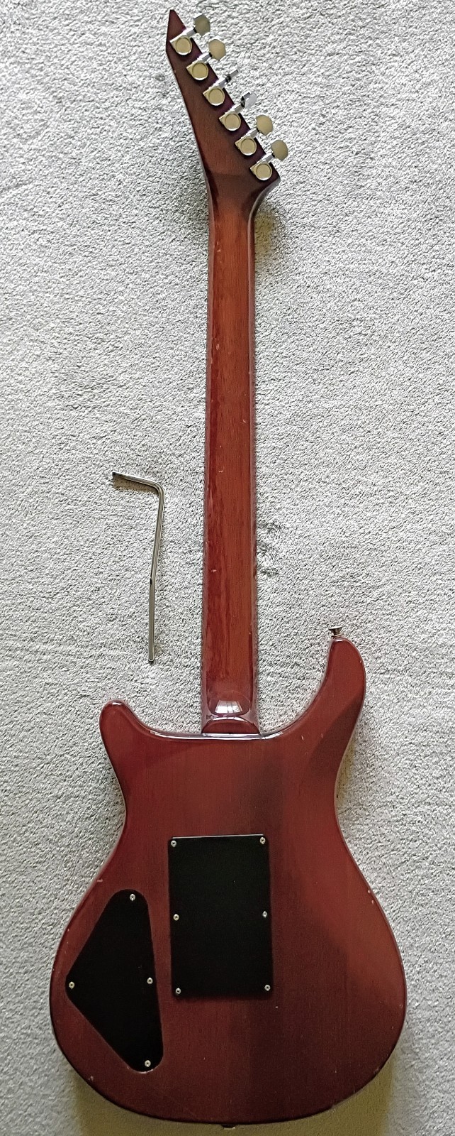 Washburn RS-10V 1987 (Korea) Mahogany/Flame Maple ~ Seymour Duncan ~ 600T ~OHSC