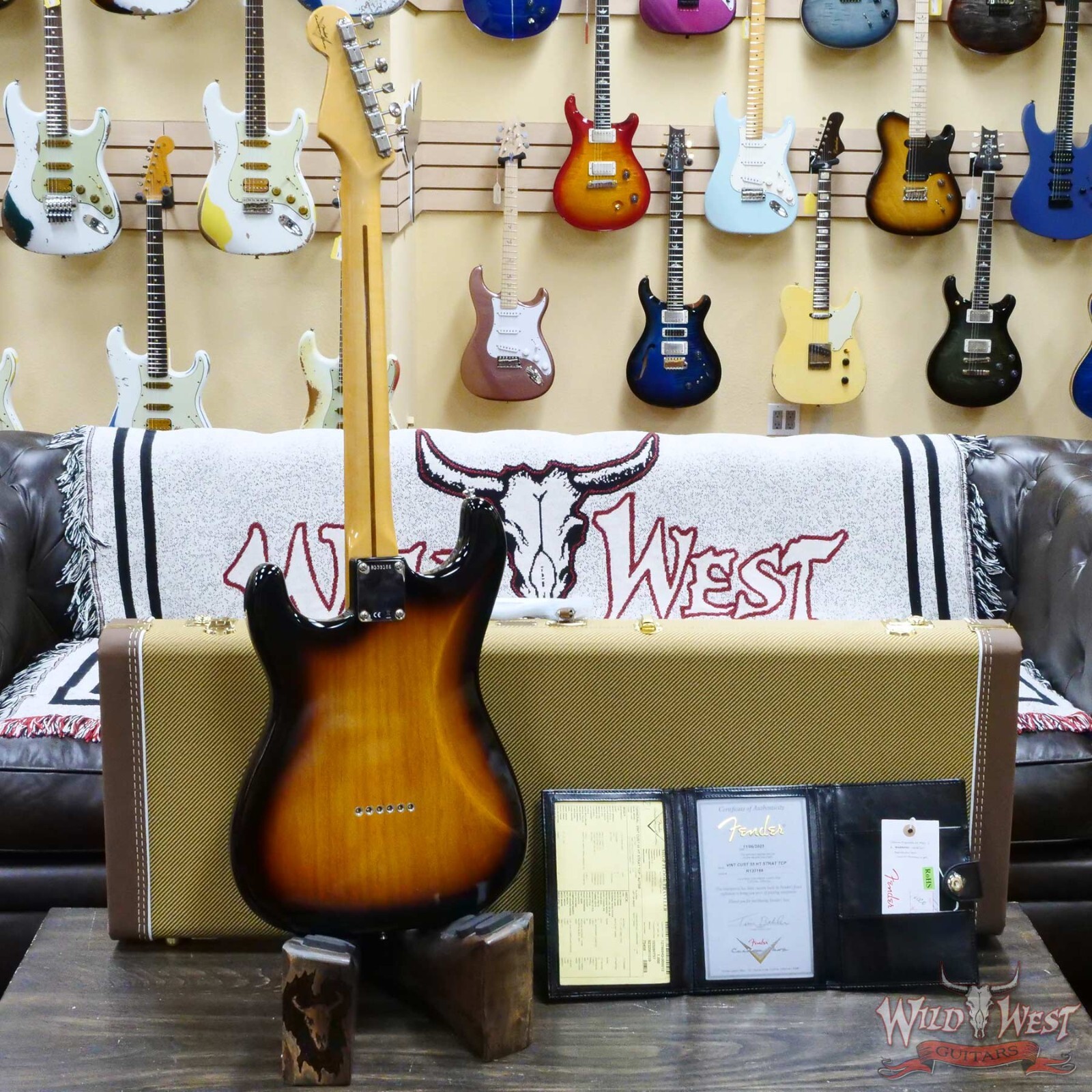 Fender Custom Shop 1955 Hardtail Stratocaster TCP Aged 2 Tone Sunburst