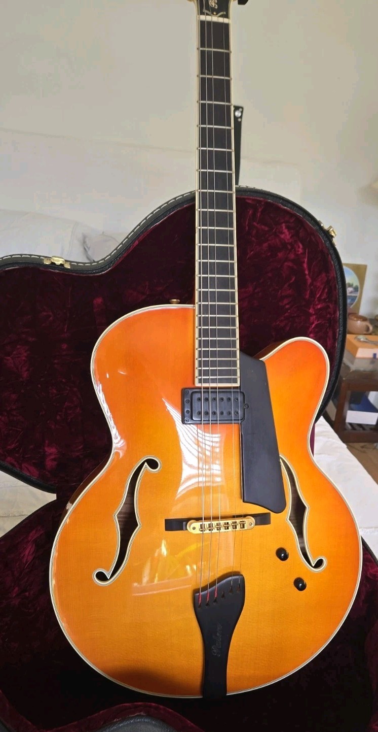 Rare Nelson Palen Handcrafted Jazz Archtop Guitar 2004 Serial 33 TKL Case