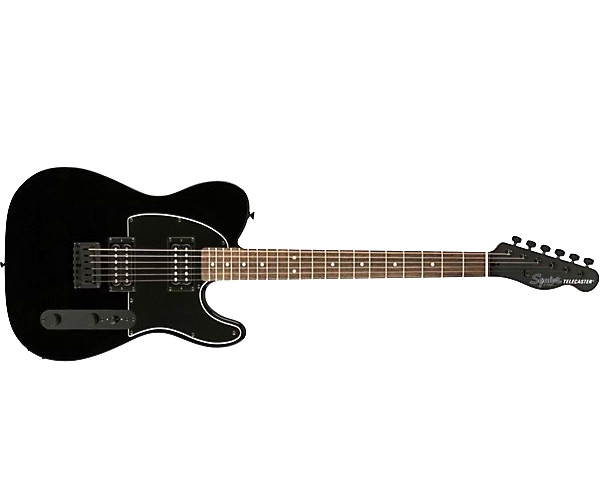 Squier Affinity Telecaster HH Guitar with Matching Headstock Metallic Black