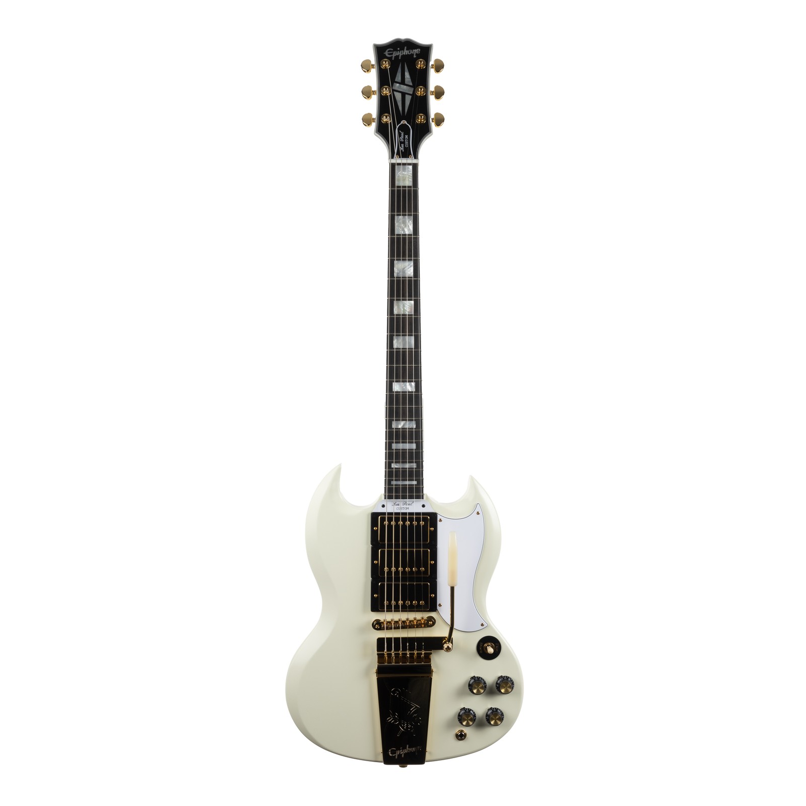 Used Epiphone 1963 Les Paul SG Custom With Maestro Vibrola – Classic White