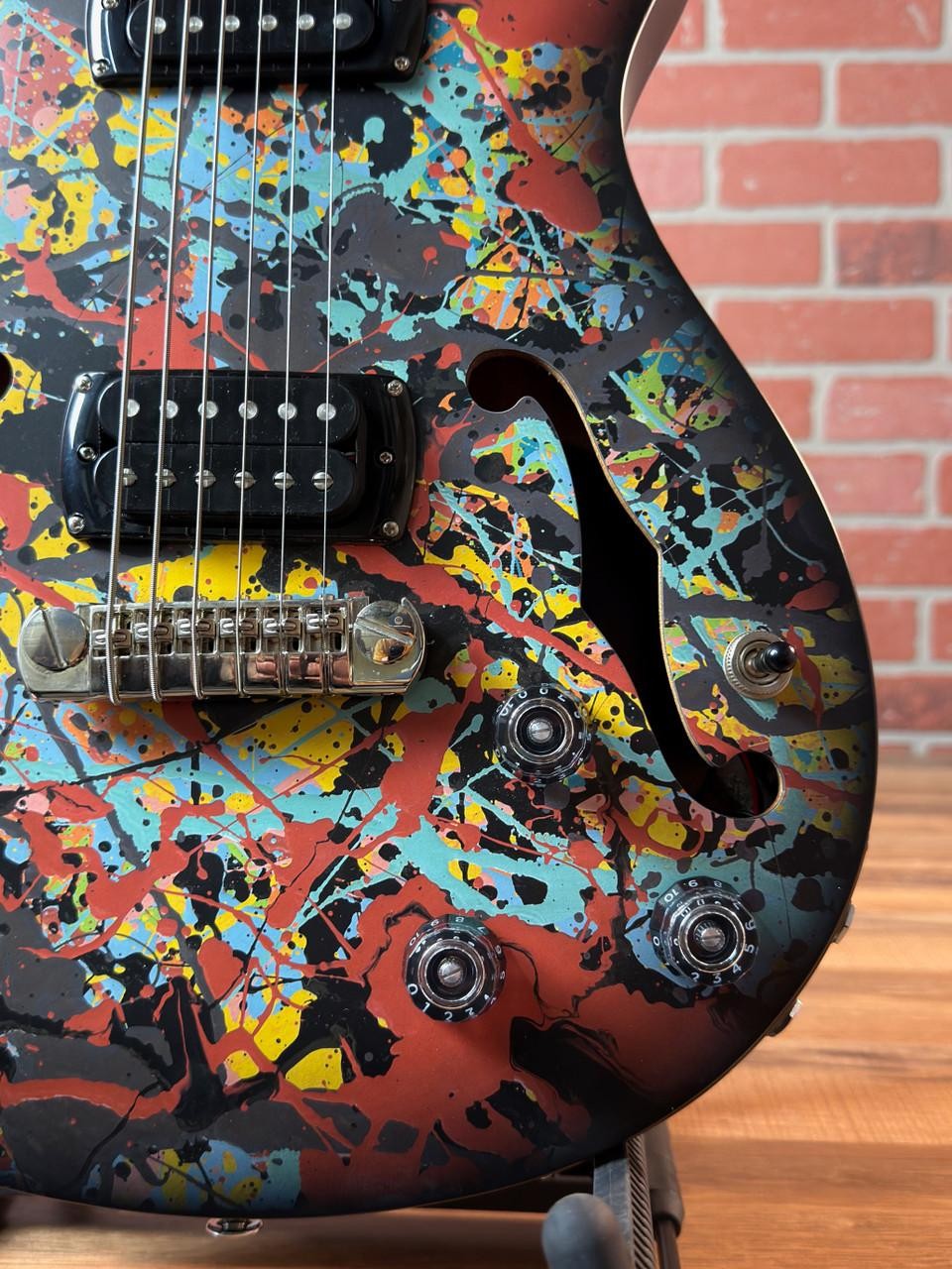 PRS SE Ed Sheeran Hollowbody I Piezo Baritone Electric Guitar – Cosmic Splash