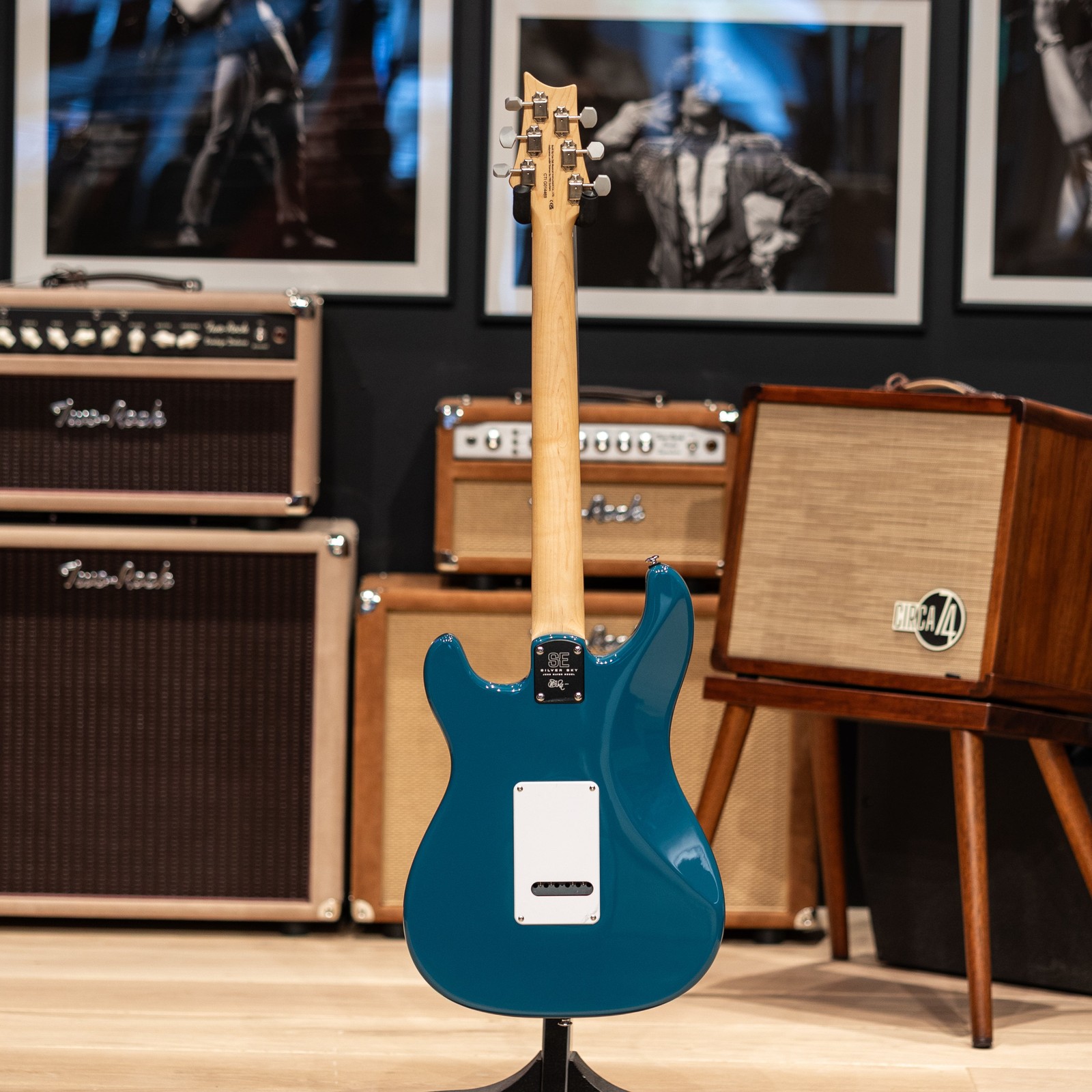 PRS SE Silver Sky – Nylon Blue