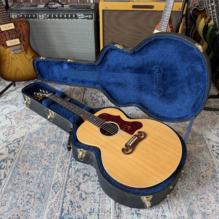 Used Gibson ’07 SJ-100 Jumbo Acoustic-Electric – Natural w/OHSC