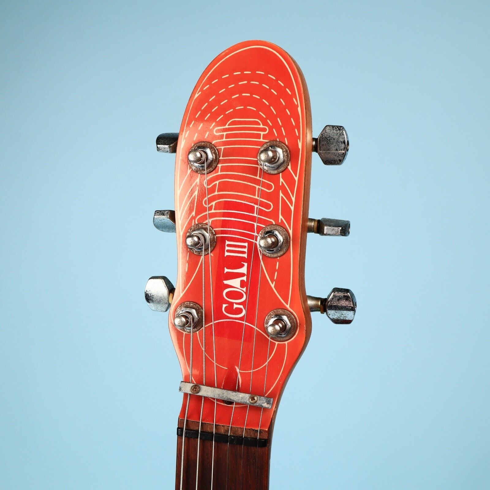 Aria Goal-iii Soccer Ball Red Electric “Football” Built In Speaker Guitar