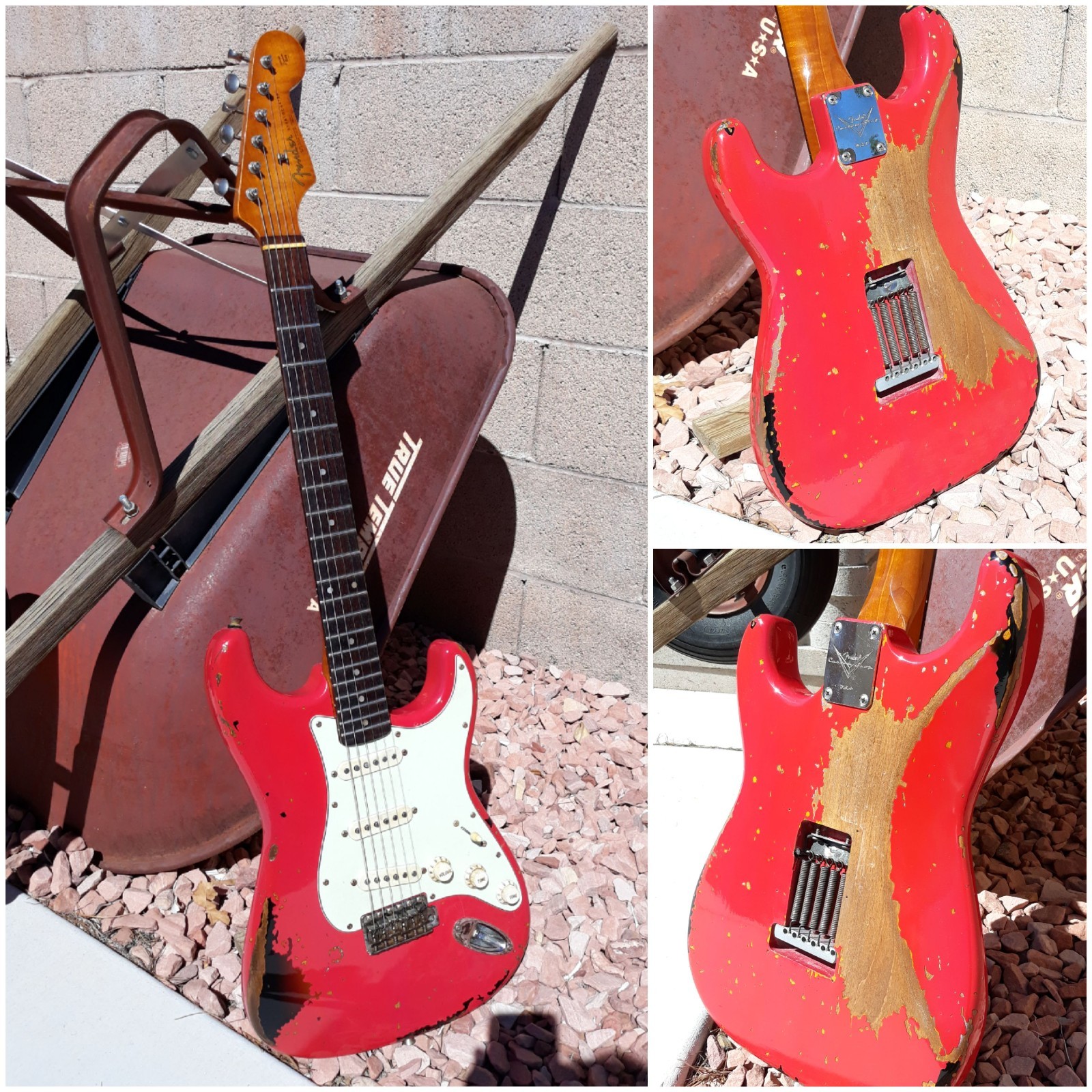 Fender Stratocaster 63 “Michael Landau” Trib Dakota Red Strat over 3 T-SB
