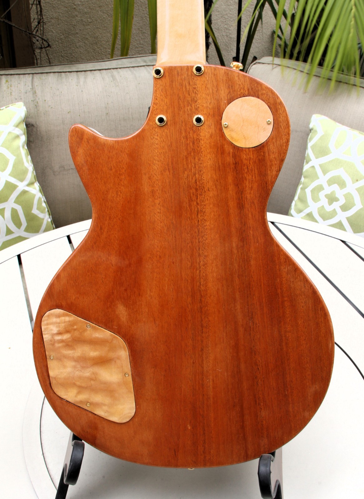 LP Style Figured Maple Top Electric Guitar