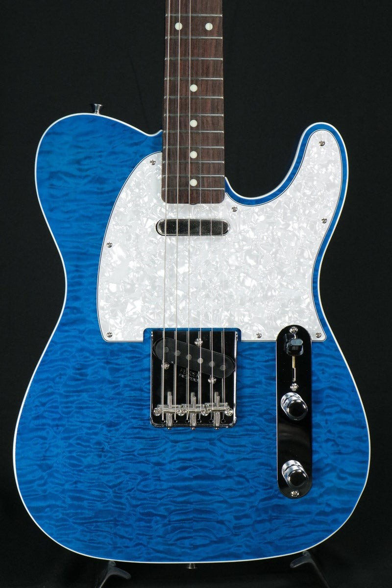 Fender /FSR Made In Japan Traditional 60s Custom Telecaster QMT Translucent Blue