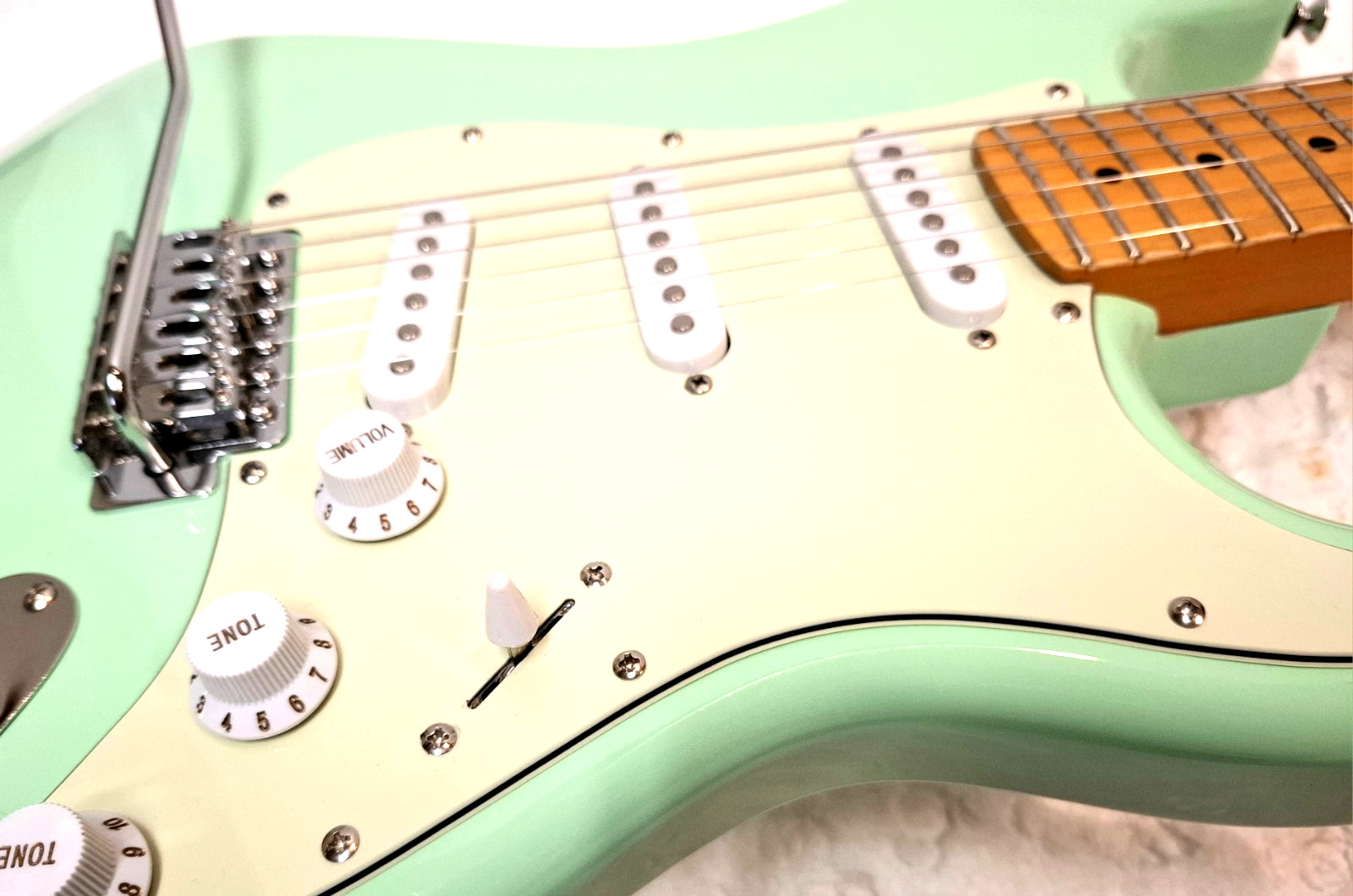 Fender STRATOCASTER Modified SURF GREEN Squier Affinity Strat Guitar ST *LOOK!