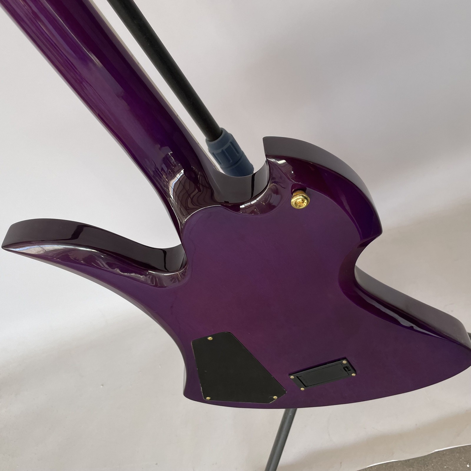 Unique Mockingbird Electric Guitar Trans Purple active pickups Bone Nut fast