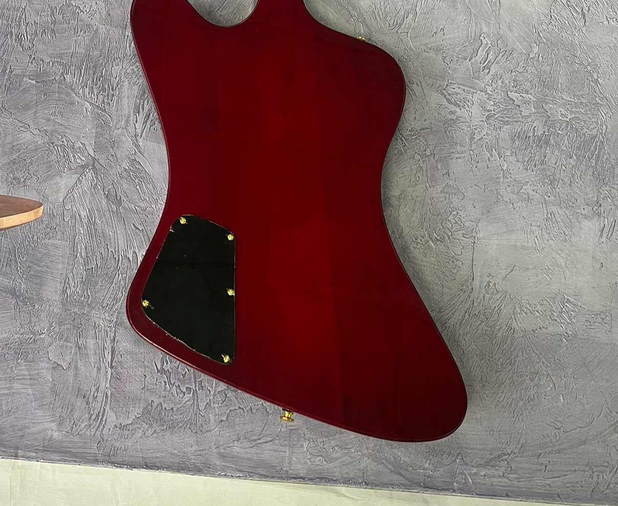 Custom Firebird Style Electric Guitar Rosewood Fingerboard Gold Hardware