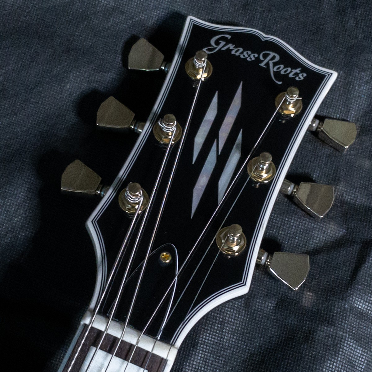 GrassRoots G-LPC-MINI Black Les Paul type Electric Guitar New From Japan