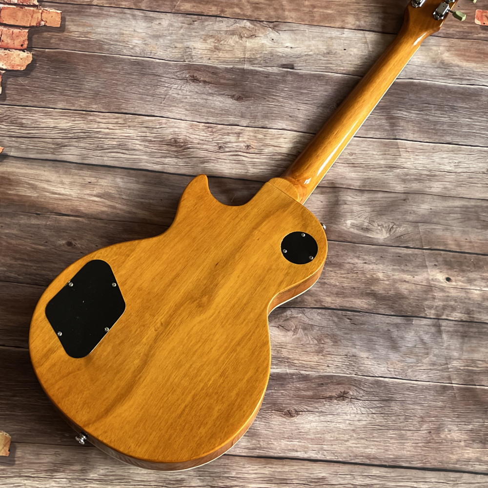Gold Top electric guitar 6 strings Stainless Frets in stock free shipping