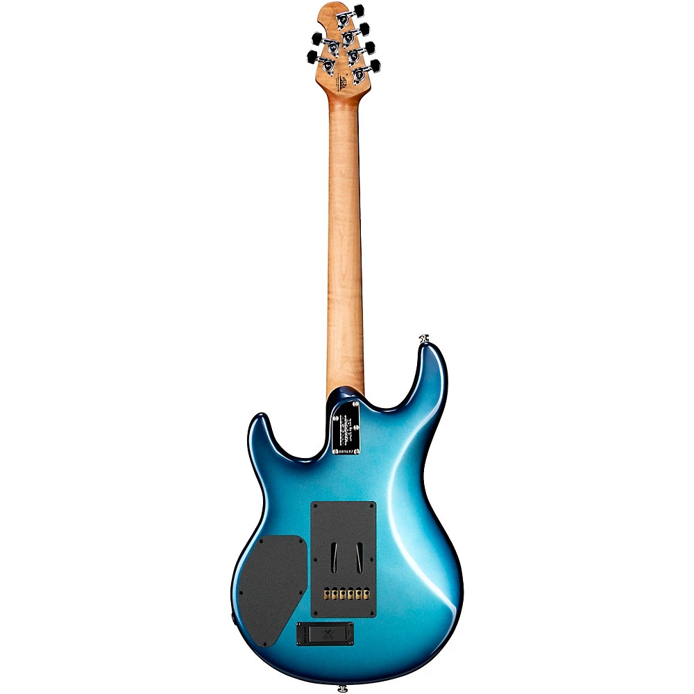 Ernie Ball Music Man Luke 4 SSS Electric Guitar Diesel Blue
