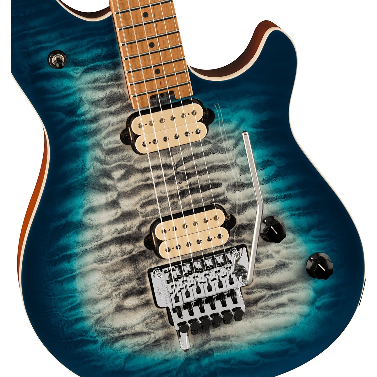 EVH Wolfgang Special QM Electric Guitar, Indigo Burst #5107701595