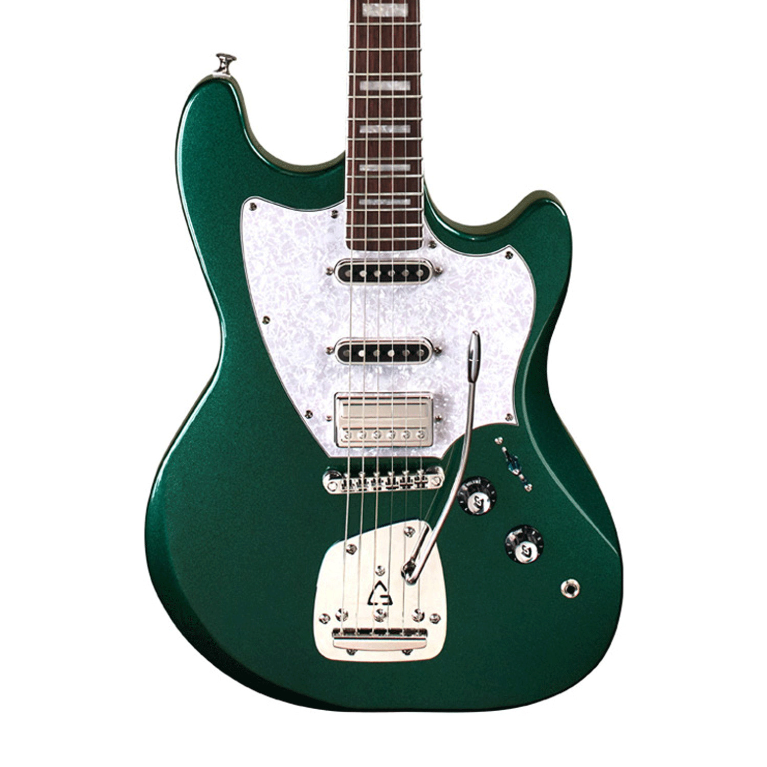 Guild Surfliner Deluxe Electric Guitar w/GFV – Evergreen Metallic – Open Box