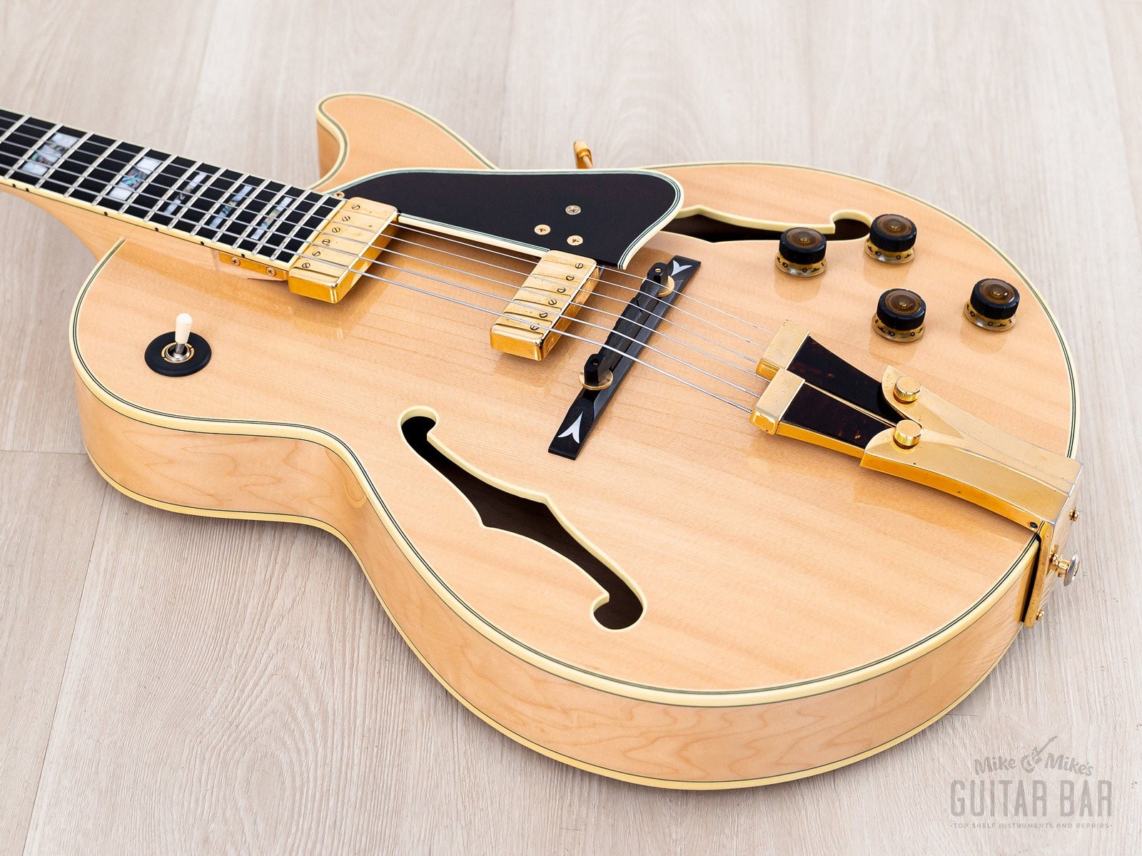 2001 Ibanez George Benson Signature GB10 Archtop Electric Guitar Natural