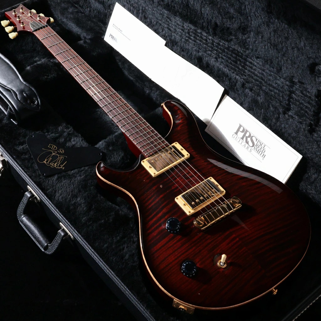 Paul Reed Smith Prs / 2010 Mccarty Lefty Ltd 10Top Fire Red Burst Wide Fat