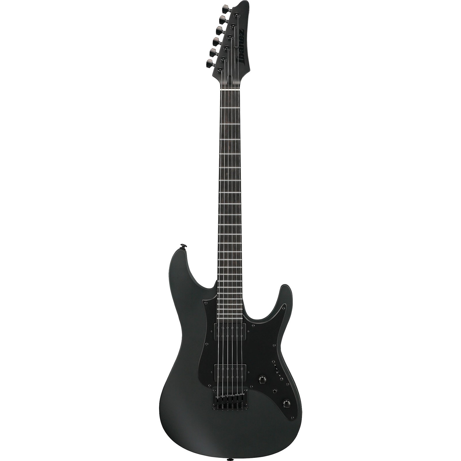 Ibanez AZ41B1 Iron Label Electric Guitar, Ebony Fingerboard, Black Flat