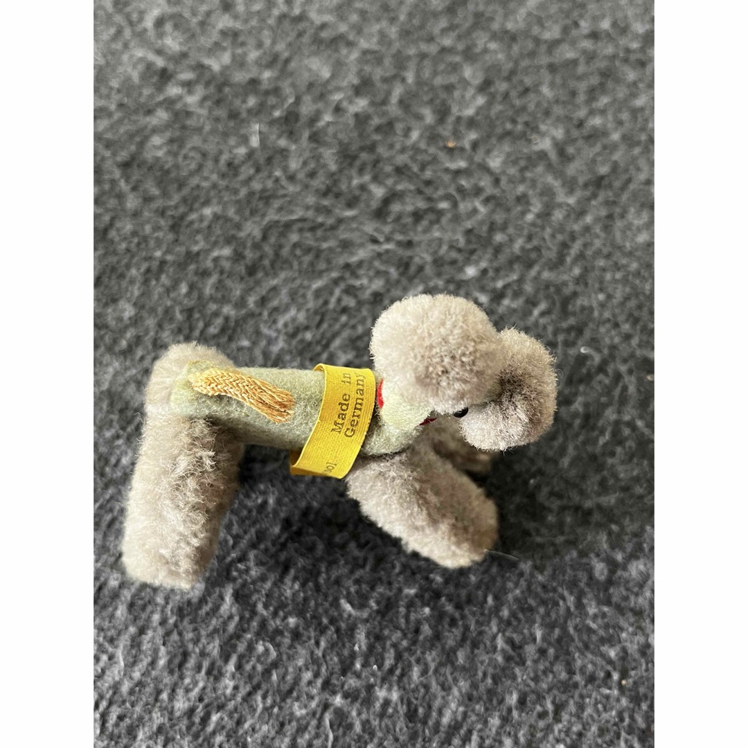 Rare Plush Toy Vintage Steiff Poodle Pair Made in Germany