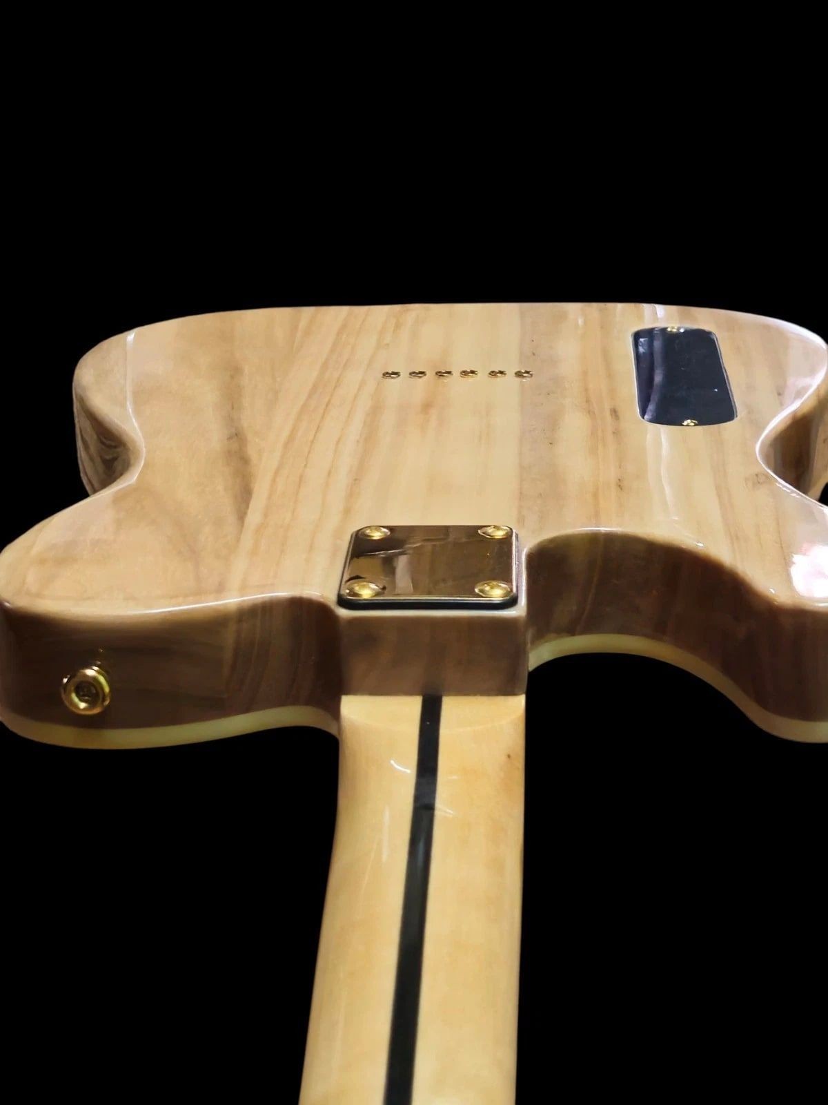 GREAT PLAYING NEW SOLID MAPLE FLAMED TL. VINTAGE STYLE 6 STRING ELECTRIC GUITAR