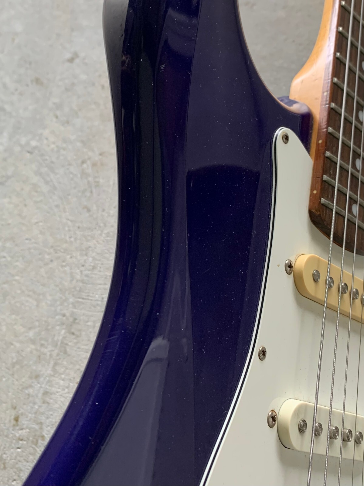 Silvertone SS11 Electric Guitar 2003 Stratocaster Purple